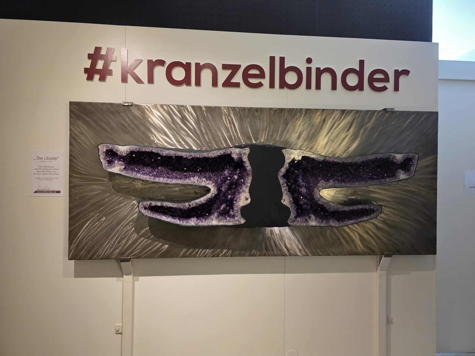 Ausstellungsraum im Mythos Edelstein Kranzelbinder auf der Turracher Höhe