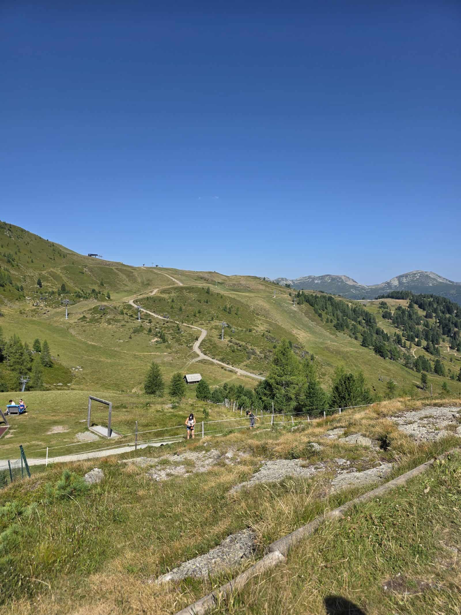 Wanderweg über das Turracher Plateau auf rund 2.000 Metern in den Nockbergen